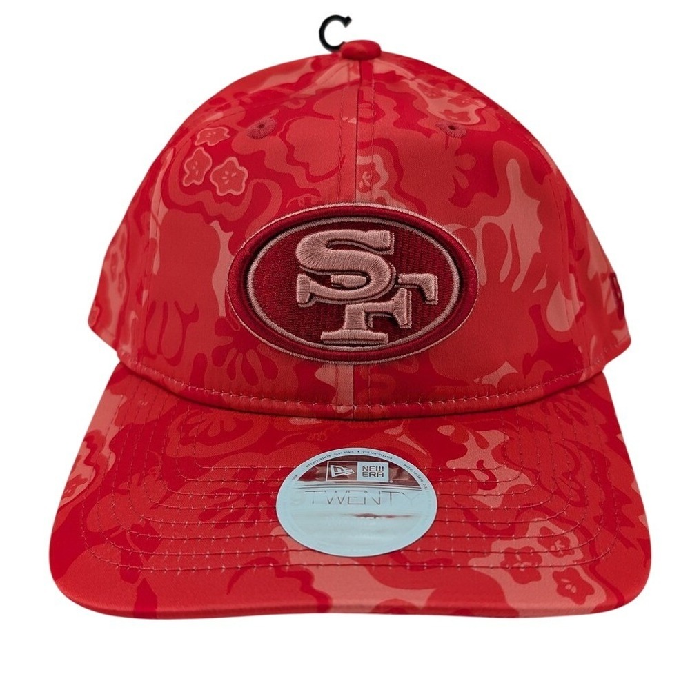 San Francisco 49ers Hat Cap Strap Back Womens One Size Red NFL Football New Era